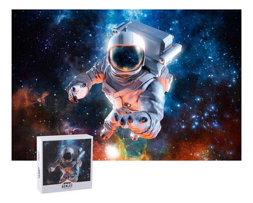 Puzzle De Astronauta 1000 Piezas Rompecabezas Espacial Adult