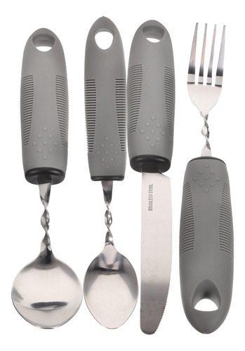 X Talheres De Viagem Parkinson's Spoon Fork Utensílio Para
