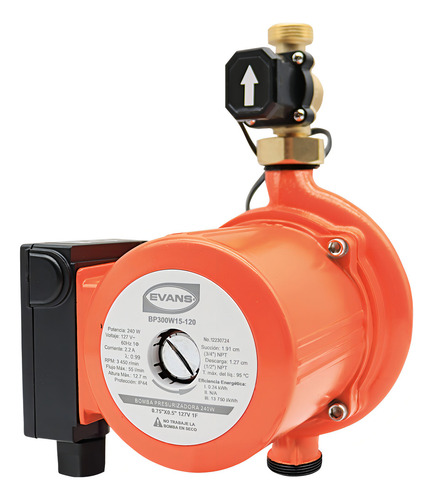Presurizadora 032 Hp 127v Bp300w15120 Evans