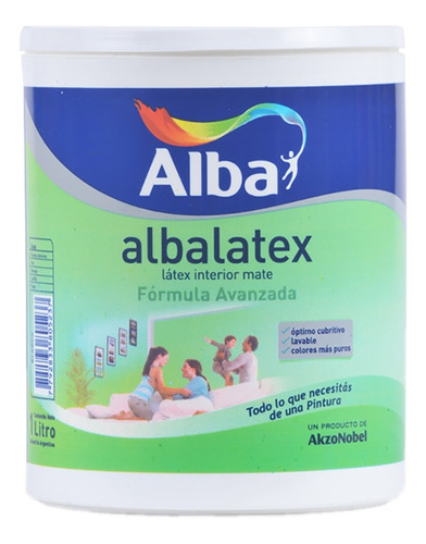Albalatex Pintura Latex Interior Mate X 1lt Alba - Prestigio