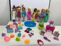 Comprar Polly Pocket - Kit 8 Bonecas E Muitos Acessórios Originais