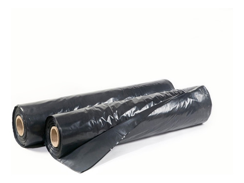 Rollo Nylon Polietileno Negro 6mt 200mic 50mt Obras Piso