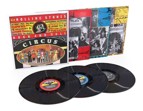 The Rock And Roll Circus Rolling - Stones Boxset 3 Lp Vinyl