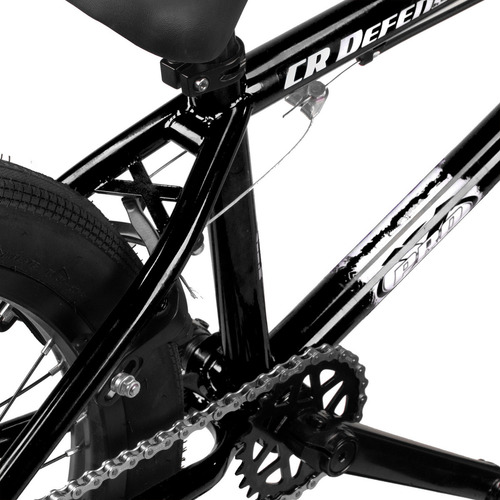 Bicicleta Bmx Cr-defender 100% Cromoly 3 Peças Central Mid Cor Preto Tamanho Do Quadro 21