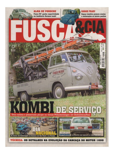 Fusca & Cia Nº128 Kombi De Serviço Brasília Itamar German