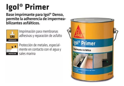 Igol Primer Imprimante Asfáltico 3 Lt