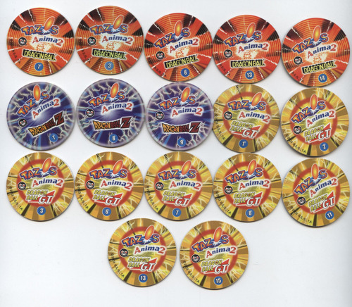 Tazos Dragon Ball Z 30 Metalix Y 17 3d 2003 Sabritas (Usado)