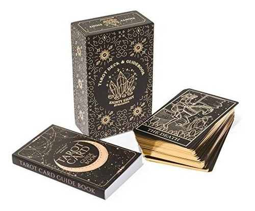 Eighty Eight Miracles Mystical Gold Foil Y Black Tarot Cards