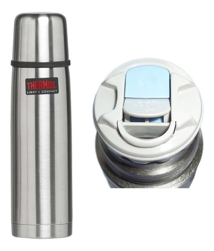 Termo Thermos Matero Cebador Bala Acero Inoxidable 1 Litro