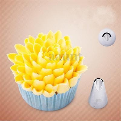 7 Unids Hoja De Acero Ruso Cake Icing Tubería Boquillas Cons