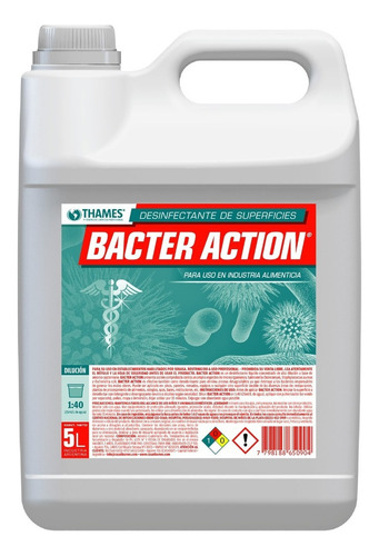 Thames Desinfectante Bacter Action Bidón 5 L