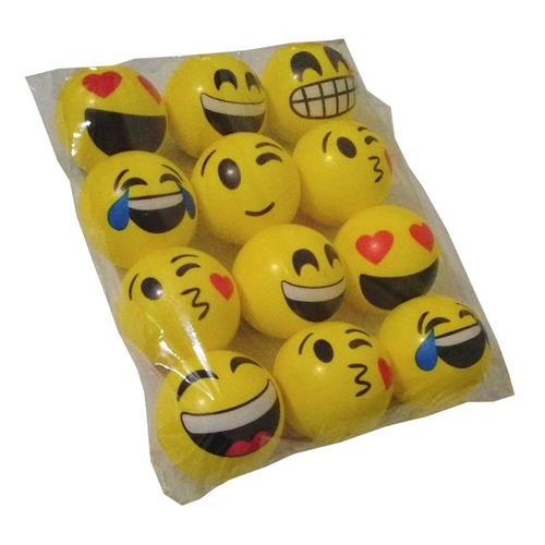 Pelotas Antistress Emoji X12 Emoticón Smile Pelota Souvenir
