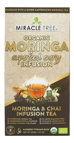 Moringa Y Chai Miracle Trees - Unidad a $17706