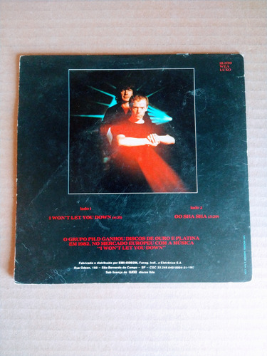 Compacto P.h.d. - I Won't Let You Down 1982 (Usado)