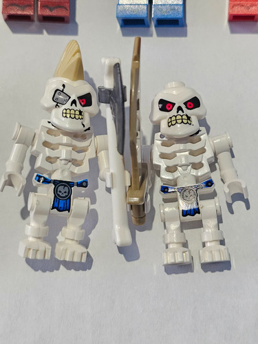 Figuras Lego Ninjago 9 Ninjas Y Esqueletos (Usado)