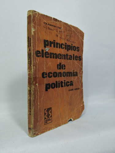 Principios Elementales De Economia Politica