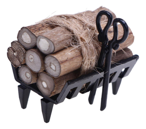 Accesorio Para Estante De Leña Para Chimenea De Casa De