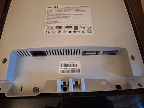 Monitor Philips 170x6, 17 Pulgadas Lcd Funcionando Perfecto Plateado (Usado)