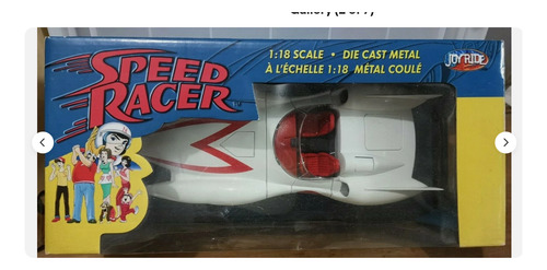 Speed Racer Mach 5 Zequinha Joyride Miniatura 1/18 Branco (Usado)