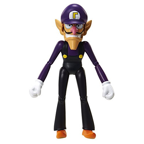 Nintendo 91445 4  Waluigi Con Figura De Acción De 4zasn