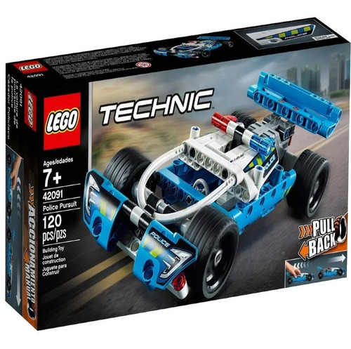 Lego Technic 42091 Cazador Policiaco 120 Pz