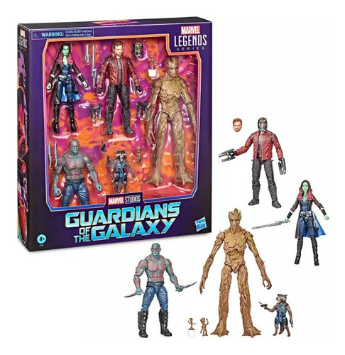 Guardians Of The Galaxy 5 Pack Star, Groot Marvel Legends