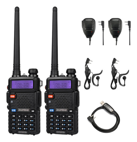 Uv-5rtp 8/4/1w Radio Bidireccional, Alta Potencia De Doble B