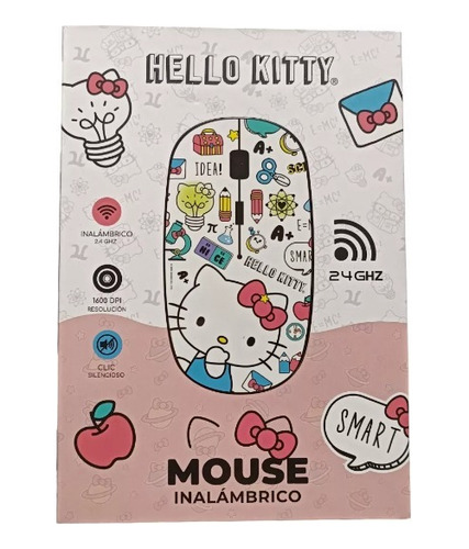 Mouse Hello Kitty Recargable Inalambrico Con Luces Variados