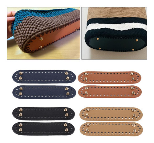 8pcs Diy Crochet Bolsa Hecha A Mano Nail Bottom Shaper Pad