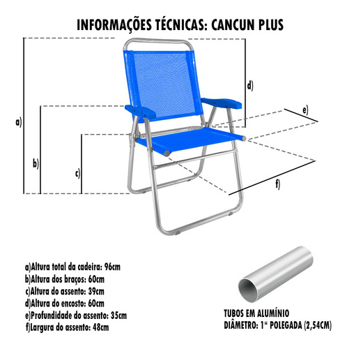 Sillón En Aluminio Super Reforzado Zaka. Hecho Para Durar!!