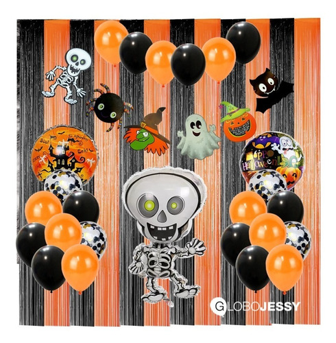 Set De Globos De Halloween 