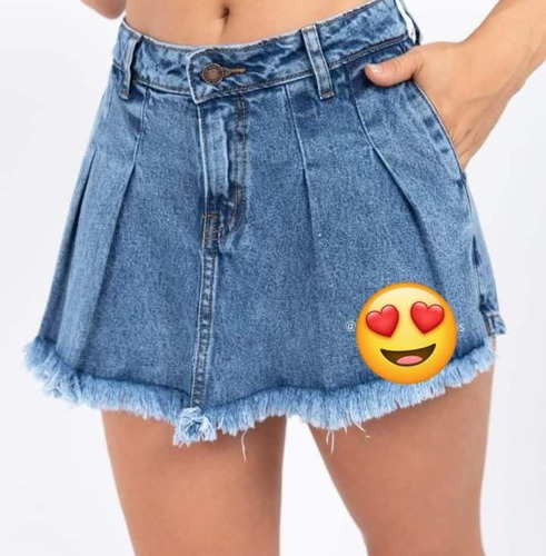 Falda Short Jeans Para Mujer  Este Verano 