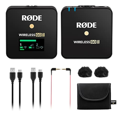 Røde Microphones Go Ii Sistema De Micrófono Inalámbrico, Neg