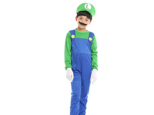 Fantasia Mario Bros Ou Luigi Infantil