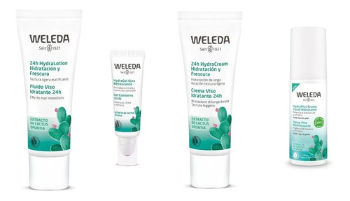 Imagen 3 de 4 de Fluido Hidratante Con Cactus Hydralotion Weleda 24hs - 30 Ml