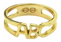 Comprar Anel De Formatura Abc Folheado A Ouro 18k Com Garantia