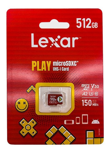 Memoria Lexar Play Micro Sdxc 512gb 150mb V10 S/adap