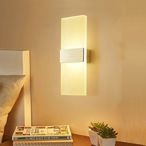 R Lámpara De Pared Moderna Led Pir Sensor De Movimiento Luz