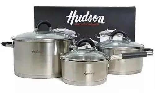 Avenida Moderar locutor Bateria De Cocina Hudson Best Kitchen 6 Pzs Acero Piu Online