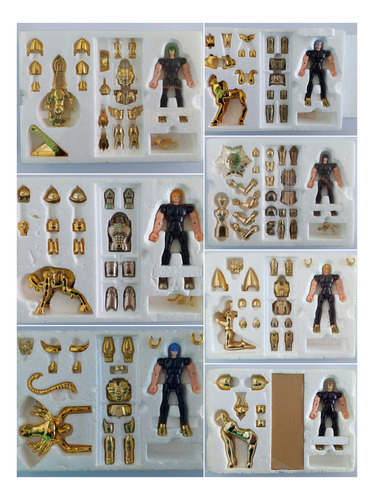 Lote Bonecos Cavaleiros Zodíaco Vintage E Cloth Myth Bandai (Usado)