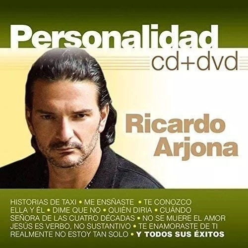 Ricardo Arjona Personalidad | Cd + Dvd Música Nuevo