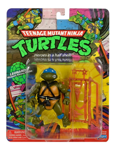 Figura Tortugas Ninja Leonardo Tmnt Teenage Mutant N Turtles