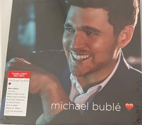 Vinilo Michael Bublé Love Color Rojo Nuevo Y Sellado