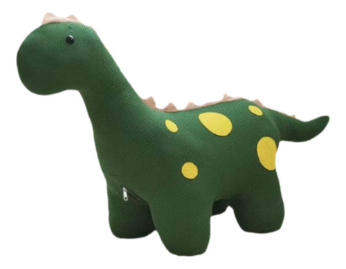 Taburete Otomano De Dibujos Animados Con Adorno Verde Oscuro