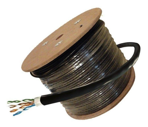 Cable De Red Utp Cat 5 Net Quality Bobina 100mts Exterior