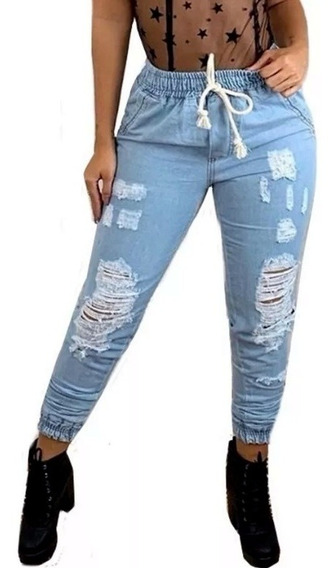 calça jeans moletom feminina mercado livre