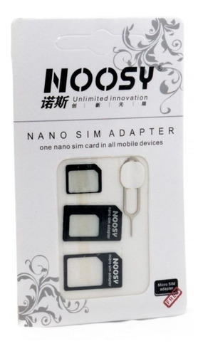Adaptadores Sim Card Nano Micro 4 En 1, Con Gancho Clip Sim