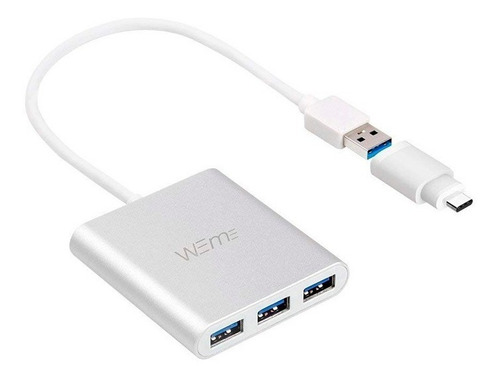 Extensor Weme Usb3.0 Con Puerto De Carga Y Adaptador C Netpc