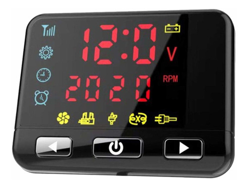 Famure Interruptor Lcd 12 V 24 Monitor Aire Para Calentador