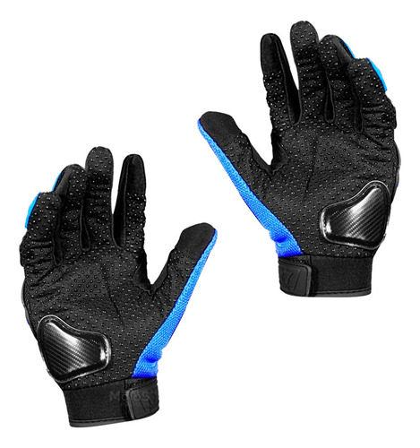 Guantes Vel R7 Racing S Azul R7-2 Touch